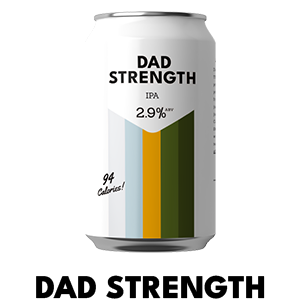 Dad Strength IPA beer can